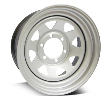 A17 | 8-SPOKE STEEL – SILVER (15×7″ – 5-114 +0) A17 | 8-SPOKE STEEL – SILVER (15×7″ – 5-114 +0)