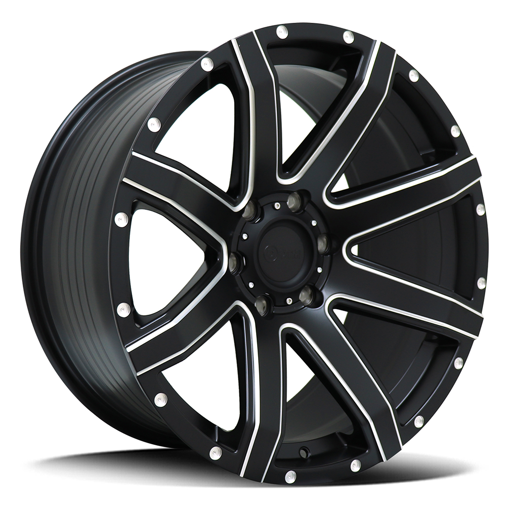 STILETTO – SATIN BLACK MILLED (20×9.5″ – 6-114 +15) STILETTO – SATIN BLACK MILLED (20×9.5″ – 6-114 +15)